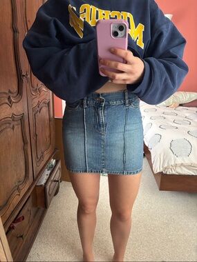 Gap Classic Blue Denim Mini Skirt size 4